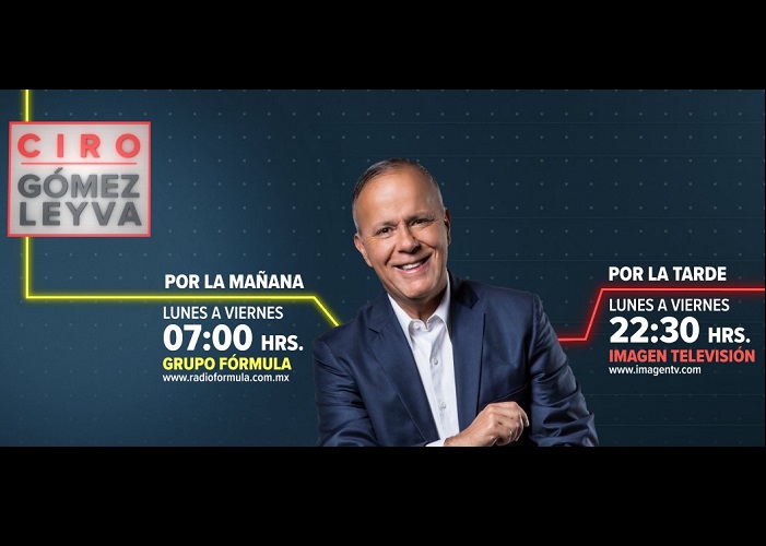 Ciro G mez Leyva abandona Imagen Noticias aparentemente fue